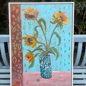Last of the Sunflowers by Lesley Birch 