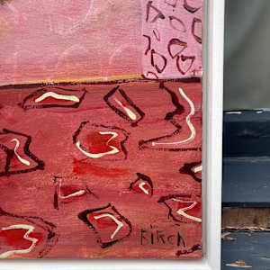 Pink Roses by Lesley Birch 