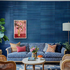 Pink Roses by Lesley Birch 