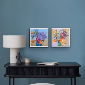 Purple Hydrangea by Lesley Birch 