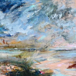 The Wind moves hard on the Rugged Shore by Lesley Birch 