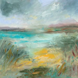 Sky, Sea & Grasses by Lesley Birch