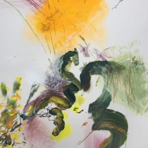 Spirit of Spring, Yellow & Green 1 by Lesley Birch, Image 2.