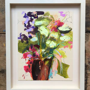Stocks & Chrysanths by Lesley Birch, Image 1.