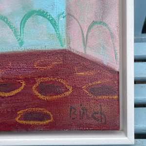 Sunflowers in Mum’s Pot by Lesley Birch 