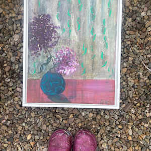 Two Hydrangeas by Lesley Birch 