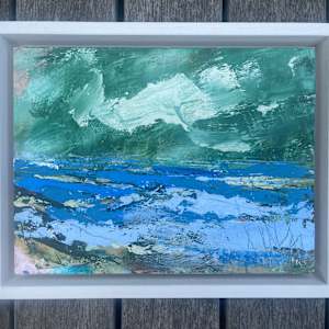 Wild Sea, Evening by Lesley Birch 