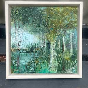 Woodland with Water by Lesley Birch 