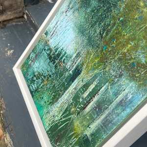 Woodland with Water by Lesley Birch 