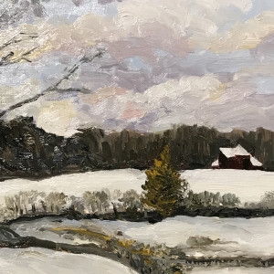 Thanksgiving Snow by Mike MacLean Fine Art 