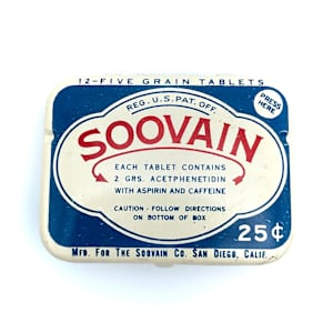 Italian Field - Single Soovain Medicine Tin Painting by Shelley Vanderbyl 