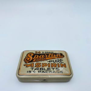 Orange Highway Sunset - Single Spartan Aspirin Medicine Tin by Shelley Vanderbyl 