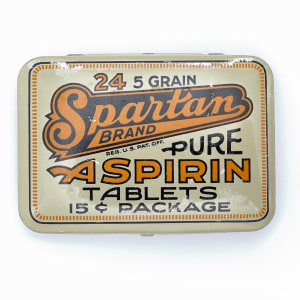 Big Cloud on Stanhope Beach - Spartan Aspirin Double Medicine Tin by Shelley Vanderbyl 