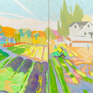 Vegetable Garden by Justin Shull Art Studio 