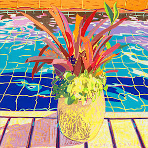 Poolside by Justin Shull Art Studio