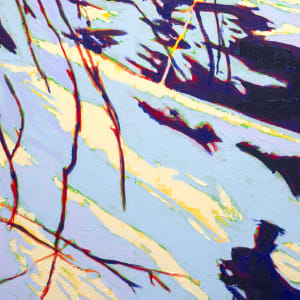 Winter Stream by Justin Shull Art Studio 