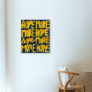 HOPE MORE 02 canvas by Thérèse Murdza  Image: Staged photo shown for scale and inspiration. 