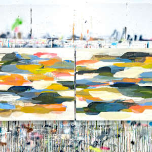 untitled 25-17 by Thérèse Murdza  Image: Studio photo shown with 'untitled 25-16'.