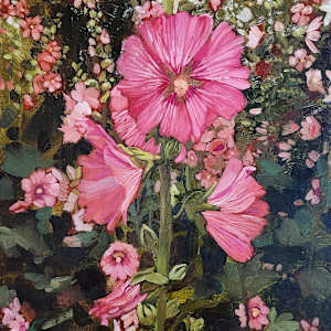 Hollyhock Grove by Jenna Lineweaver, Image 1.