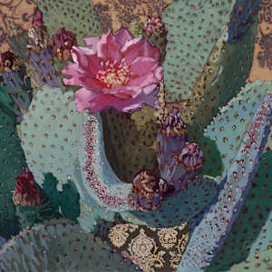 Art Deco Cactus Bloom by Jenna Lineweaver, Image 1.