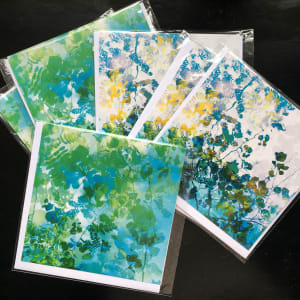 Rain dance card set ( 6 individually wrapped greeting cards) by caroline fraser
