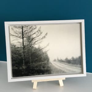 Land of my father 2 - waxed and framed 5x7 inch print on Kozo paper by caroline fraser