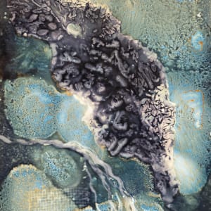 What Lies Beneath 1/1 by Caroline Fraser  Image: What Lies Beneath - original cyanotype print