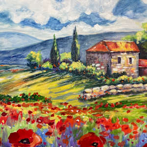 Poppies Near the Old Farm by Alexandra Kassing