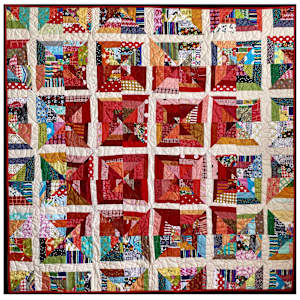 Scrappy Broken Grid by Stacey Sharman