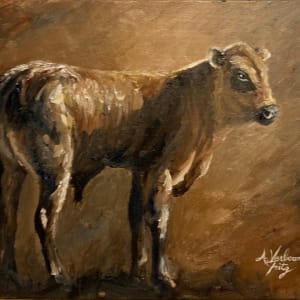Calf Study by Alexandra Verboom Fritz