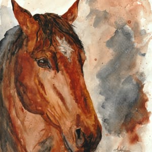 Sorrel Horse Study by Alexandra Verboom Fritz