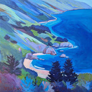 Big Sur Overlook by Stephanie Maclean