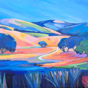 Oaks by the Pond by Stephanie Maclean