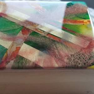 2019 MODERN MINI'S RESIN COLLAGE ARTWORK by Tana Hensley 