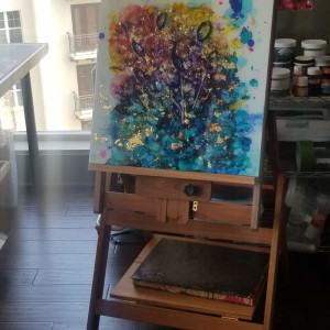 Bouquet of Pride - Abstract Resin Wall Art by Tana Hensley 