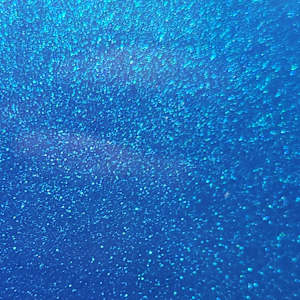 Resin Sphere Modern Art Original, Fun, Colorful on Navy Midnight Blue Pearl Background by Tana Hensley, Image 6.