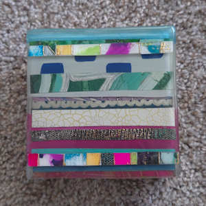 MODERN MINI'S RESIN COLLAGE ARTWORK by Tana Hensley, Image 23.