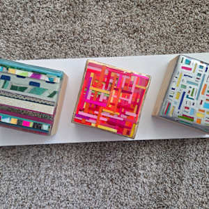 MODERN MINI'S RESIN COLLAGE ARTWORK by Tana Hensley, Image 24.