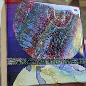 MODERN MINI'S RESIN COLLAGE ARTWORK by Tana Hensley, Image 21.