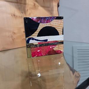 Modern Art 4x4x1⅝" Abstract Collage Mini's by Tana Hensley 