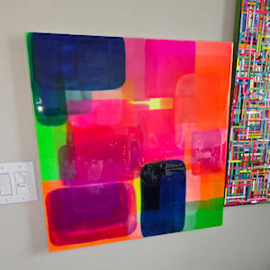 Bright, Bold, Rich Colorful Layered Resin Art by Tana Hensley, Image 13.