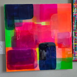 Bright, Bold, Rich Colorful Layered Resin Art by Tana Hensley, Image 12.