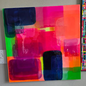Bright, Bold, Rich Colorful Layered Resin Art by Tana Hensley, Image 11.