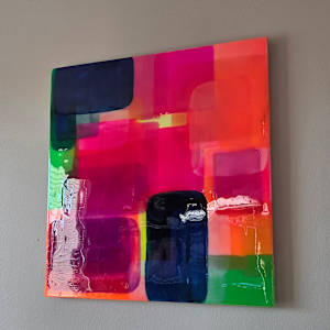 Bright, Bold, Rich Colorful Layered Resin Art by Tana Hensley, Image 22.