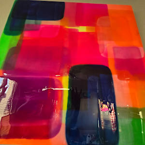 Bright, Bold, Rich Colorful Layered Resin Art by Tana Hensley, Image 6.