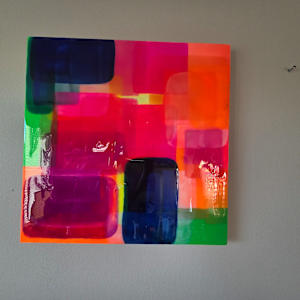 Bright, Bold, Rich Colorful Layered Resin Art by Tana Hensley, Image 7.