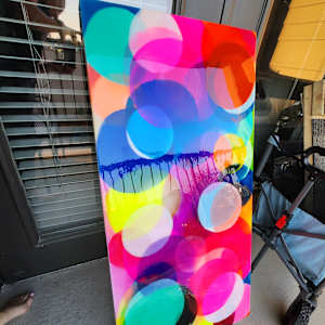 Abstract Resin Bright Spheres by Tana Hensley, Image 5.