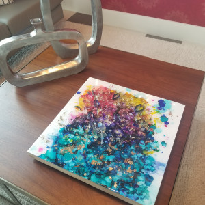 Bouquet of Pride - Abstract Resin Wall Art by Tana Hensley 