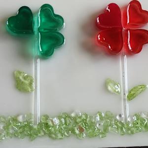 Resin Flowers on Birch Wood Panel by Tana Hensley, Image 3.