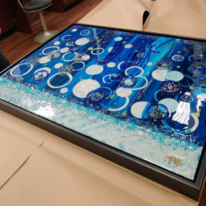 Abstract Collage Resin Art | "Under the Sea" by Tana Hensley 